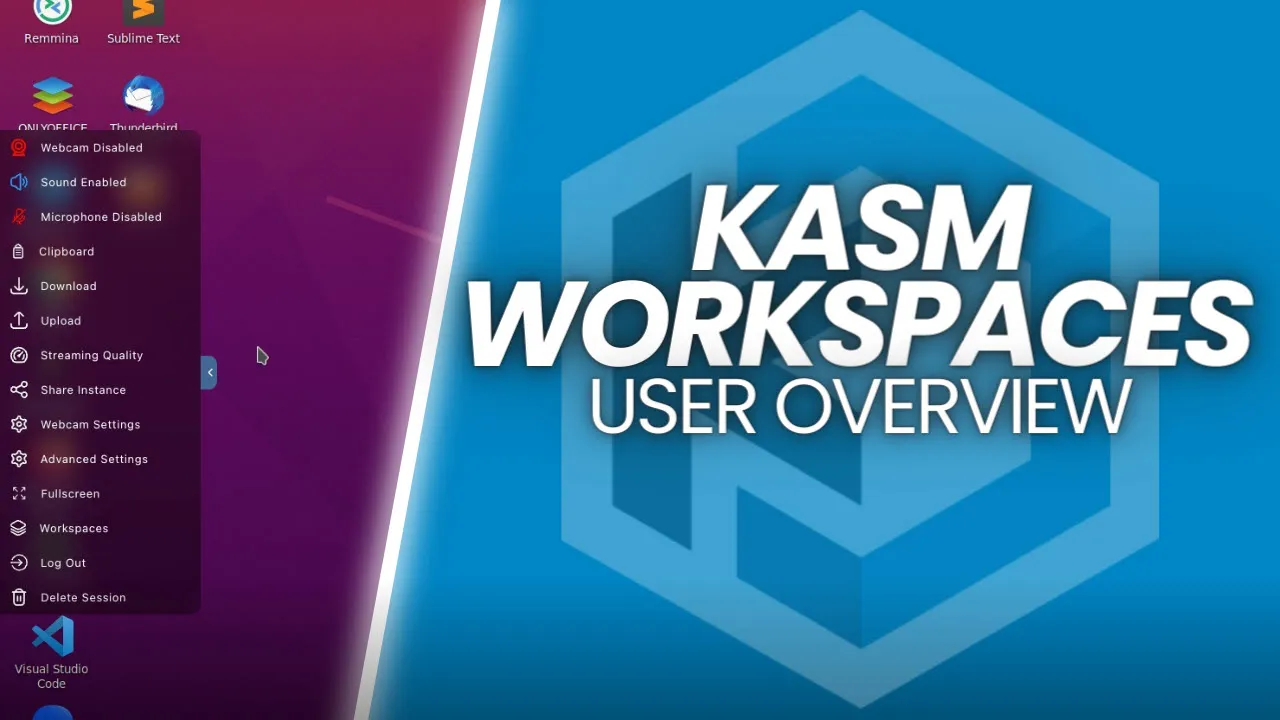 Kasm Workspaces User Onboarding
